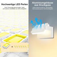 Aplique LED 40W Pared Exterior/Interior 360 ° Rotación Blanco cálido 3000K LED Exterior Impermeable Apliques de Pared negra 3000LM - details 27