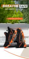 Zapatos de Trabajo Transpirables para Hombres  Zapatillas de Seguridad de Verano con Punta de Acero Antipunctura - details 1