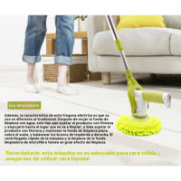 Cepillo de limpieza eléctrico multifuncional para hogar automático Mango largo para cocina y baño - details 6