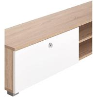 Mueble TV Salón Mesa para TV Color Roble y Blanco 120 x 30 x 34 cm. hadas - details 4