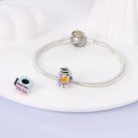 Colgante de luciérnaga que brilla en la oscuridad, cuentas de plata 925, compatible con pulseras originales, collar, regalos de Navidad, joyería para niña - details 3
