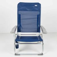 sillas de Playa Plegado Plano, Muy compactas, Multiposición, 6 Posiciones, con cojín y Mesa, Asas para fácil Transporte, Medidas 47x57x89 cm, De Aluminio y textileno, Antivuelco ¡Disponible en dos versiones diferentes! Elige tu opción a continuación - details 13