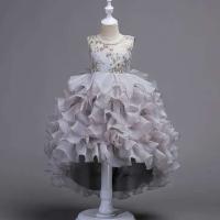 Niñas de flores de verano, vestidos de novia de moda, niños Ence sin mangas, vestidos de fiesta para niñas de 2 a 15 años - details 1