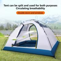 Tienda de campaña con cielo estrellado de doble capa, tienda plegable impermeable automática para 3-4 personas - details 7