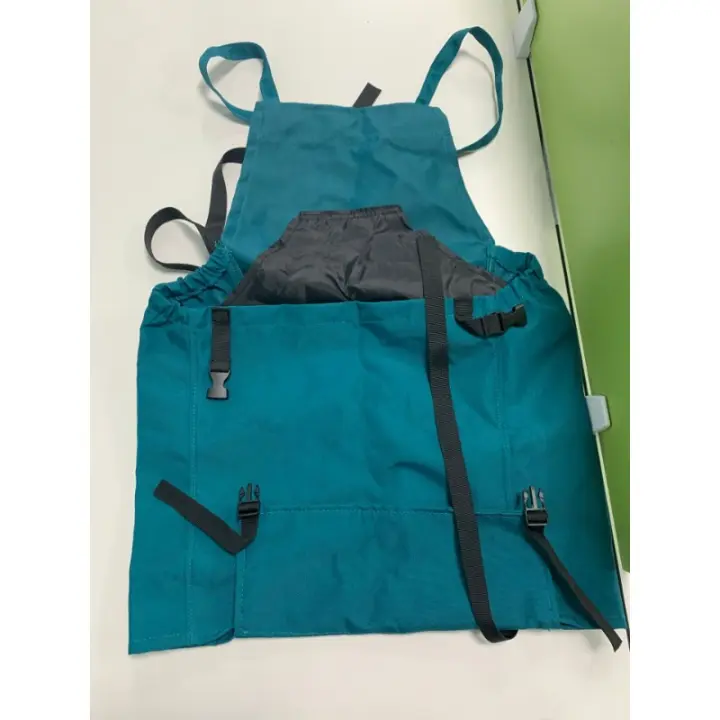 Delantal de bolsillo grande para recoger al aire libre, delantal de cosecha de liberación rápida para jardinería, herramientas de mochila, delantal, bolsa para recoger - 1