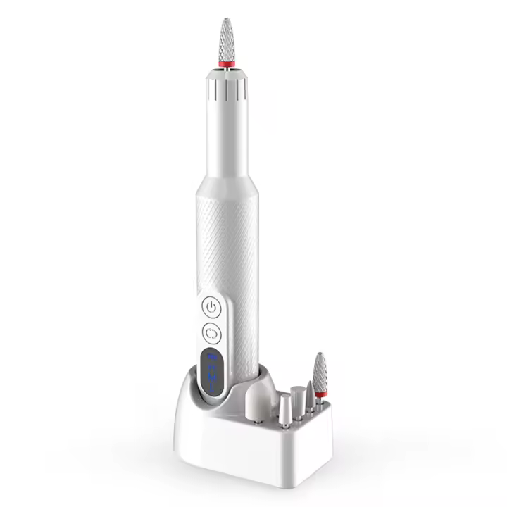 Taladro Eléctrico Portátil Meichoon para Manicura y Pedicura Kit de Manicura y Pedicura con 6 Intercambios para Pulido y Recorte de Uñas - 1