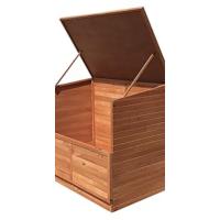 Armario Multiusos para Jardín Abby 40x75x90 cm en Madera con 2 Capas de Pintura Impermeable |   Patas y Suelo - details 8