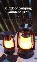 Linterna de Camping Portátil con Carga USB y Solar Luz de Camping al Aire Libre con 3 Modos de Iluminación Luz de Carpa Colgante con Deslumbramiento - details 0