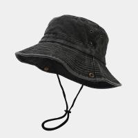 Sombrero de cubo de ala ancha grande para hombre, gorra de vaquero para pesca al aire libre, senderismo, playa, malla transpirable, Anti UV, verano, nueva moda - details 2