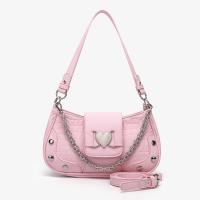 Bolso de Hombro con Decoración de Corazón PY2K Moda Versátil para Mujeres - details 1