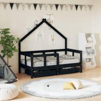 Estructura de Cama Infantil con cajones Madera de Pino 80x160cm - details 59