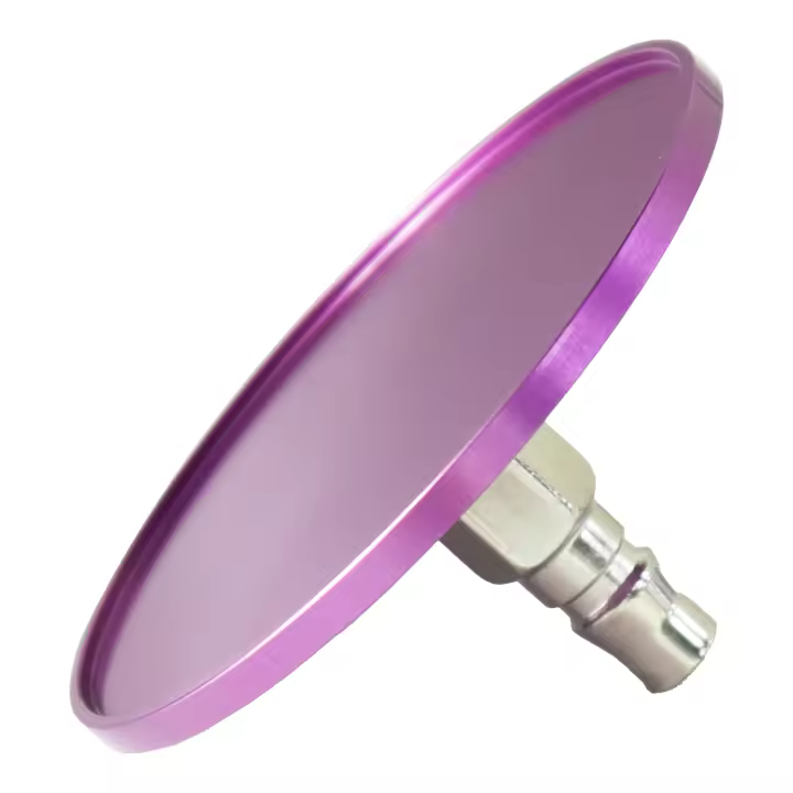 Copa de Succión FREDORCH para Máquina Sexual Attachment de Alta Calidad Material de Aleación de Aluminio Dildo VAC-U-LOCK de Color Morado - 1