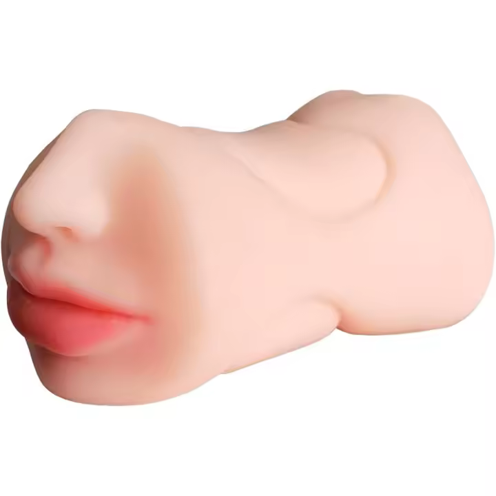 Coño de bolsillo 3 en 1, boca texturizada realista con dientes, vagina y ano, masturbador masculino, estimulación del pene, juguete sexual para adultos para hombres - 1