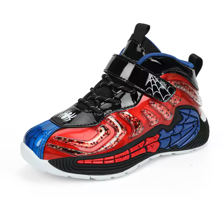 Zapatos de Baloncesto para Niños con Upper de Microfibra y Pegamento Antideslizante - 1