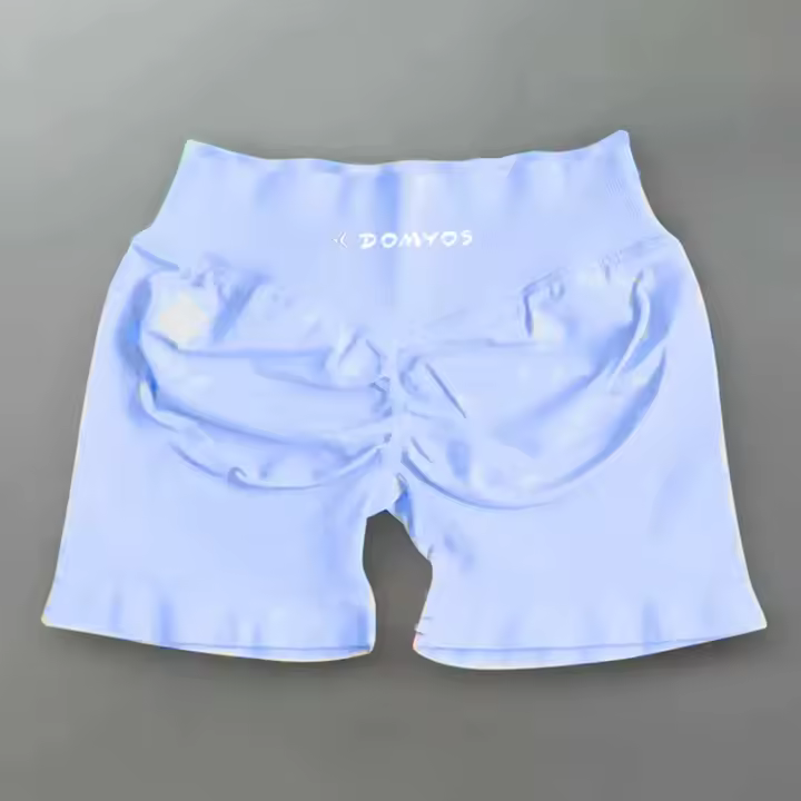 pantalones cortos clásicos de verano para mujer, pantalones cortos deportivos de yoga para correr, gimnasio, transpirables, cómodos, de cintura alta, sin costuras, pantalones cortos de yoga de secado rápido - 1