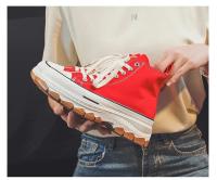 Zapatillas Deportivas de Moda y Versátiles Transpirables, Cómodas y Informales con Punta Redonda Elevada, Suela Gruesa de Lona - details 19