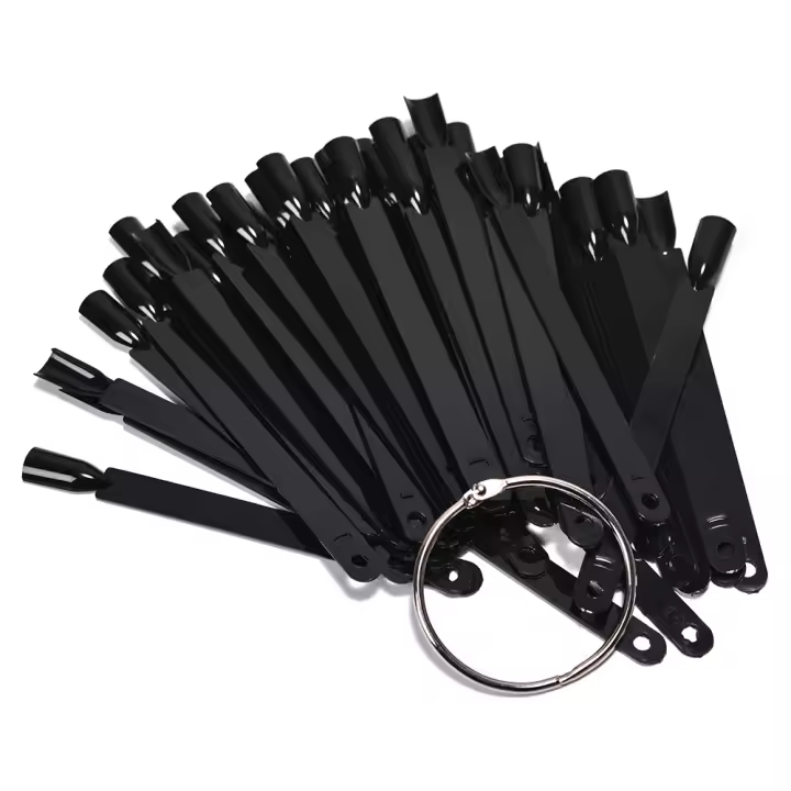 KADS 50 consejos uñas claro Natural Rosa negro Placa de visualización manicura paleta práctica gráfico herramientas de uñas - 1