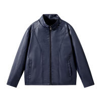Chaifenko Chaqueta de Piloto Retro a Prueba de Viento Cuello Flip, Moda de Otoño Primavera, Material de Poliéster, Lavado en Máquina - details 1