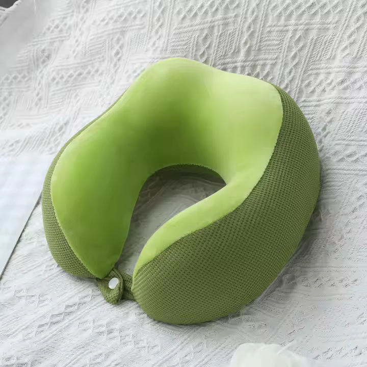 Almohada de Viaje, Almohada Cuello Viaje, Cojin Cuello Viaje con Cremallera, Almohada Avion, Collarin Cervical Viaje, Cojin Avion Cuello Viscoelastico - 1