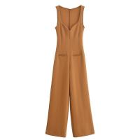 - Ropa larga, elegante y sencilla de una sola pieza, cómoda estilo DIY para mujer, pantalones, material de calidad de China continental - details 1