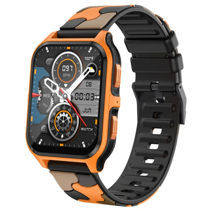 Reloj deportivo 2024 2,06 pulgadas Reloj inteligente hombre mujer Posicionamiento GPS Llamada Bluetooth Rastreador de actividad física para correr Conteo de pasos Distancia - 1