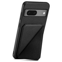Para Google Pixel 7 5G Funda con tarjetero PC recubierto de cuero PU + Funda para teléfono con soporte de TPU - details 0