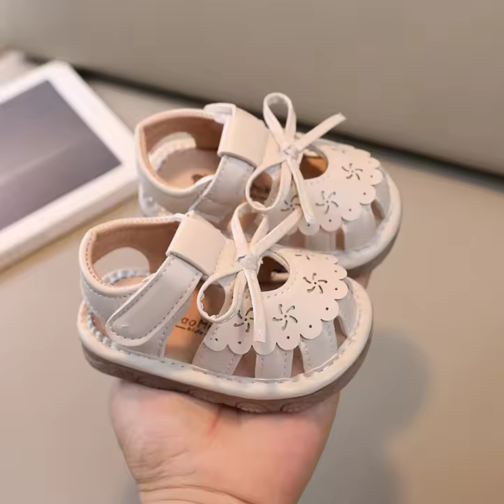 Sandalias Verano Bebé Niña Llamadas Zapatos Sonarán Bebé Niño Zapatos Antideslizantes Niña Linda Princesa Zapatos Niña Zapatos - 1