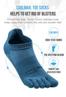 Calcetines deportivos de corredor AONIJIE E4109S actualización de par bajo corto perfectos para zapatos de carrera maratón de pie descalzo - details 15