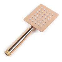Juego de grifo de ducha de baño de oro rosa, cabezal de lluvia, mezclador de ducha, accesorio de pared - details 10