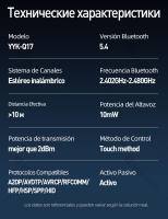 2025 SANLEPUS Auriculares Inalámbricos Bluetooth 5.4 | Oreja Abierta Ultra Ligeros para Deporte | Ideales para Correr/Gimnasio | 45h Duración | Compatible iPhone/Android/Xiaomi - details 13