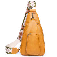 Nuevo bolso de mensajero retro de PU para mujer, bolso de pecho popular para mujer - details 1