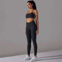 Conjunto de Yoga para Mujeres Sports Bra con Bolsillos, Leggings de Levantamiento de Glúteos, Zapatillas de Correr - details 0