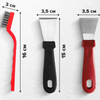 7 unids/set multifuncional cepillo de limpieza de grietas kits de herramientas para cocina baño inodoro - details 6