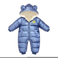 Chaqueta de invierno para bebé recién nacido, chaqueta impermeable de terciopelo, mono para niño pequeño, capa con capucha - details 4
