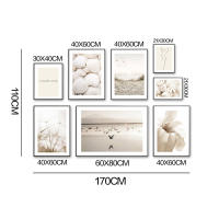 Hojas de playa de arena para pinturas, póster de pared, impresiones decorativas, pintura de pared, carteles de decoración para sala de estar - details 1