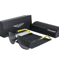 POLICER Gafas de Sol UV400 Polarizadas Rectangulares para Hombres Mujeres Lentes Anti-Reflexo Conducir Ciclismo Aventura al Aire Libre - details 4