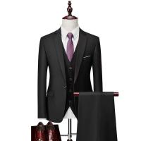 2024 Traje atractivo para hombres de primavera y otoño Conjunto de negocios de boda informal de tres piezas para novio - details 9