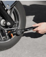 WEST BIKING-bomba de aire portátil para bicicleta, Inflador de neumáticos con válvula Schrader Presta, manómetro preciso, 120PSI, aleación de aluminio - details 15