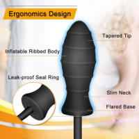 Dispositivo de dilatación Anal, expansor Anal inflable, dispositivo de patio trasero, tapón Anal inflable, suministros para adultos - details 3