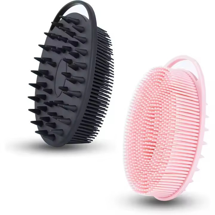 Scttomon Exfoliante de Cuerpo de Silicona Cepillo de Baño Suave para Piel Sensible - 1