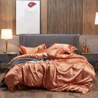 Juego de Ropa de Cama de Color Sólido Lujo Rayon Satén Funda de Edredón Kit de Tamaño Twin Queen King 2pcs/3pcs/4pcs - details 12