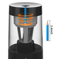 Afilador De Lápices Eléctrico Automático Portátil Recargable Para Lápices De 6-8mm Soporta Hexagonales Triangulares Y Redondas - details 2
