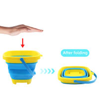 Juguetes de Playa para Niños Multifuncionales Plegables Juego de Agua Cubo de Silicona para Baño - details 3