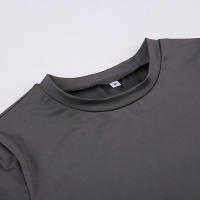 BUNO-2025 primavera nueva camiseta de manga corta para mujer sólido Simple Casual suave todo-fósforo caliente básico Crop Tops camisetas moda de verano - details 19