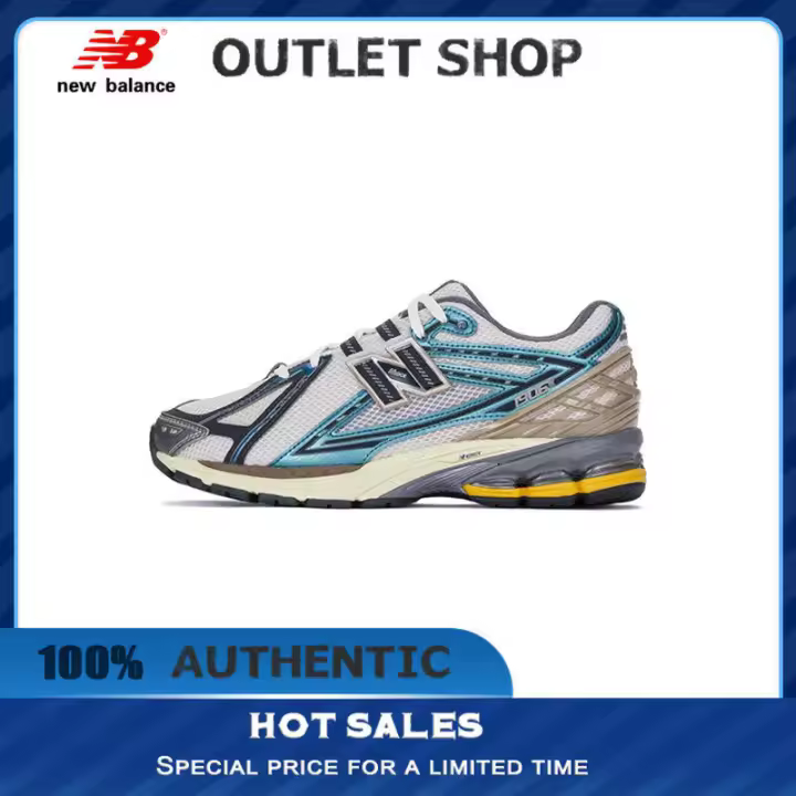 【100% AUTÉNTICO】 NB 1906R Gris " Zapatillas M1906RRC Zapatillas deportivas de moda unisex para hombres y mujeres apliques LETEN - 1