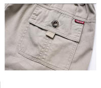 Pantalones Cortos Deportivos para Hombres CHAIFENKO Algodón Ligero y Versátil con Múltiples Bolsillos Moda de Verano Casual - details 14