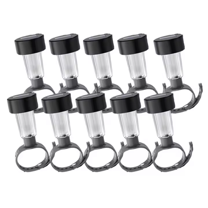10 paquetes de lámpara Solar LED, luces impermeables para piscina, piscina al aire libre, valla, decoración de jardín, lámpara para patio - 1