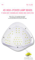 Lámpara LED UV para secado de uñas, secador de esmalte de Gel para manicura, de alta potencia, con Sensor inteligente y pantalla táctil, 12W/36W/48W/90W - details 3