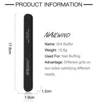 NAILWIND-limas para uñas, esponja para limar uñas, herramienta para uñas, bloque 100 180, accesorios para manicura pedicura y - details 4