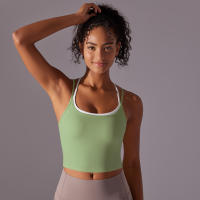Hamidou-ropa interior deportiva para mujer, sujetador de realce para Yoga, gimnasio, entrenamiento, correr, camiseta sin mangas, chaleco deportivo transpirable, ropa de gimnasio - details 31